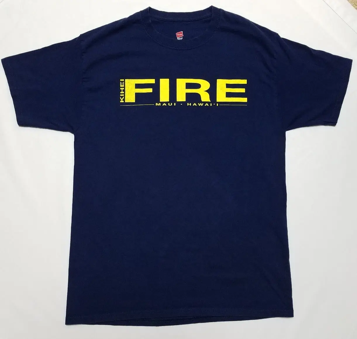 Мауи Пожарная служба MFD KIHEI HAWAII Engine 6-Футболка Мужская Средняя-большая | одежда
