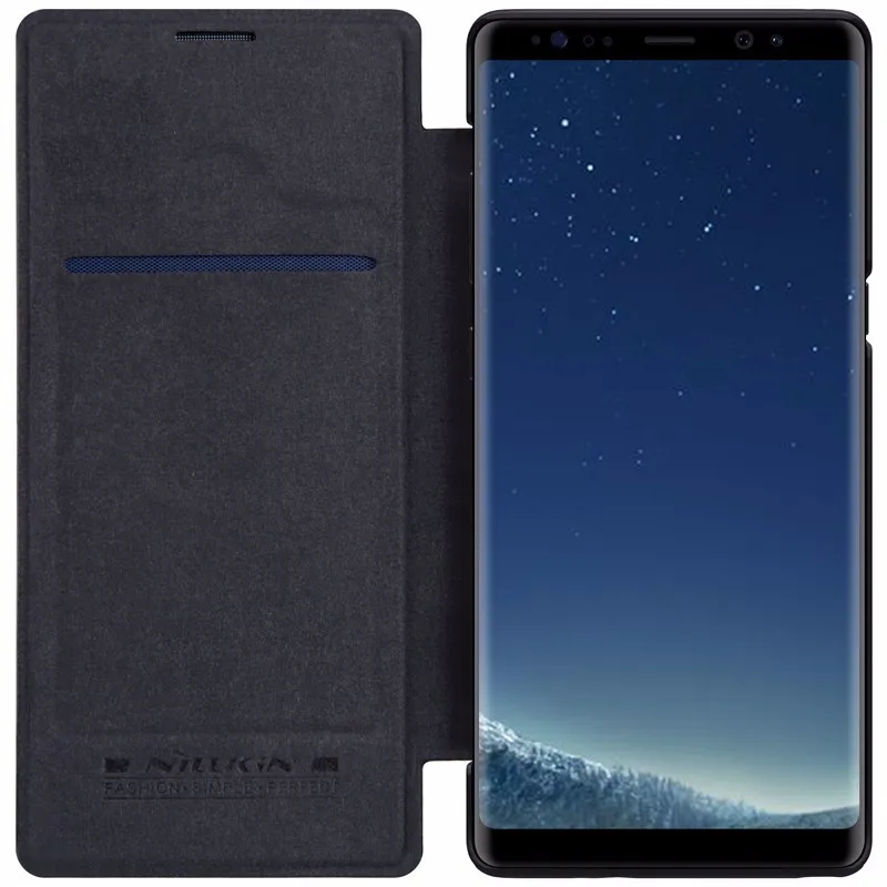 Nillkin Флип чехол для Samsung Galaxy Note 8 QIN серии PU кожаный для Samsung Note 8 чехол