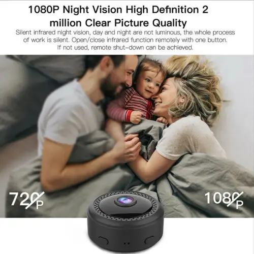 Мини-камера HD 1080P беспроводная Wi-Fi IP-камера для домашней безопасности