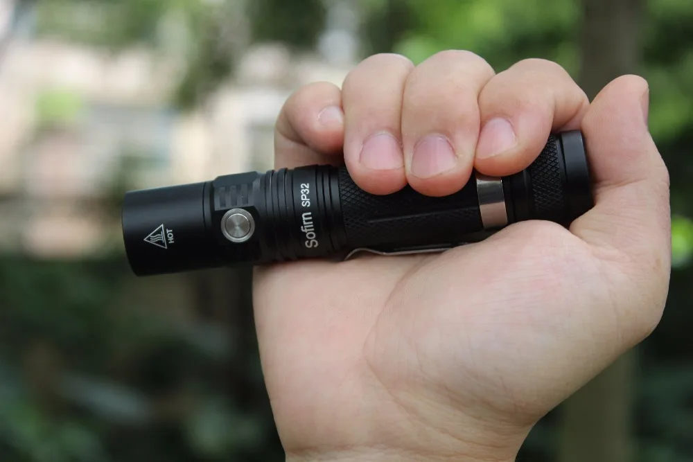 Sofirn SP32 комплект портативный светодиодный светильник-вспышка 18650 Cree XPL2 1000LM фонарь светильник 6 режимов Тактический светильник-вспышка зарядное устройство