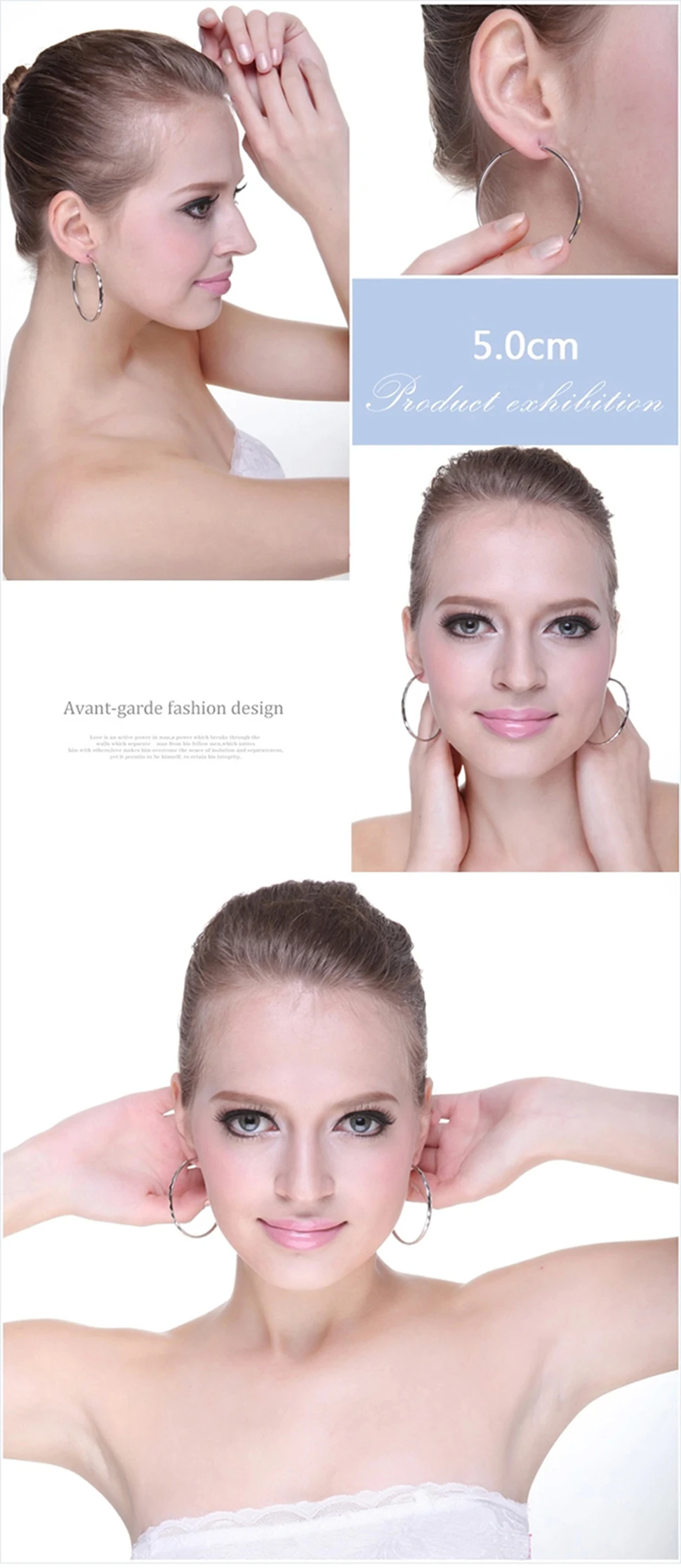 GCZQ 925 серебряная серьга-кольцо для женщин круглая кольцевая петля женские серебряные серьги женские вечерние свадебные серебряные серьги