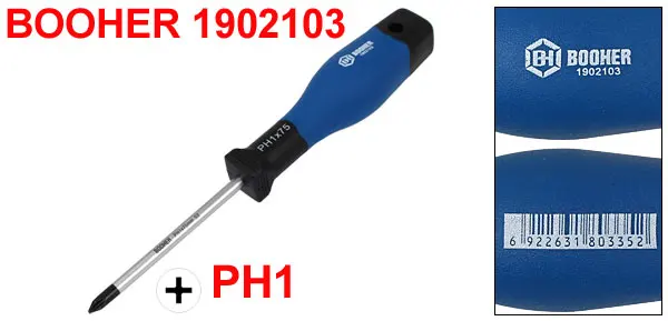 Uxcell Booher Ph1 головка 75 мм длинная перекрещивающаяся крестовая отвертка Phillips