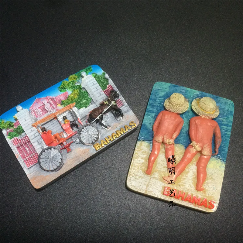 Новое поступление сувениры на Багамских Островах магнит холодильник с