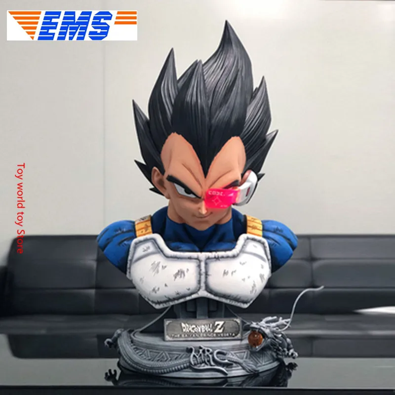 39 &quotСтатуя Dragon Ball Z Vegeta 1:1 бюст Супер Saiyan голова портрет GK резиновая фигурка героя