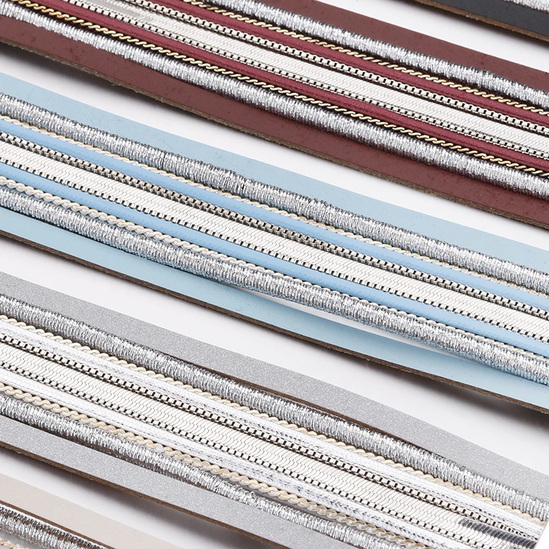 Женский кожаный браслет ALLYES многослойный широкий золотого цвета с металлической