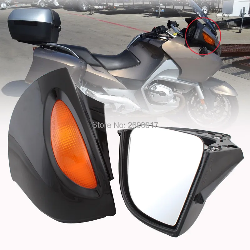 Подходит для BMW боковые задние зеркала заднего вида с поворотом объектива R1100RT