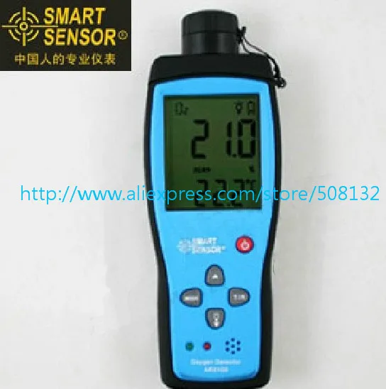 Ручной Смарт датчик AR8100 прецизионные датчики кислорода измеритель O2 тестер AR