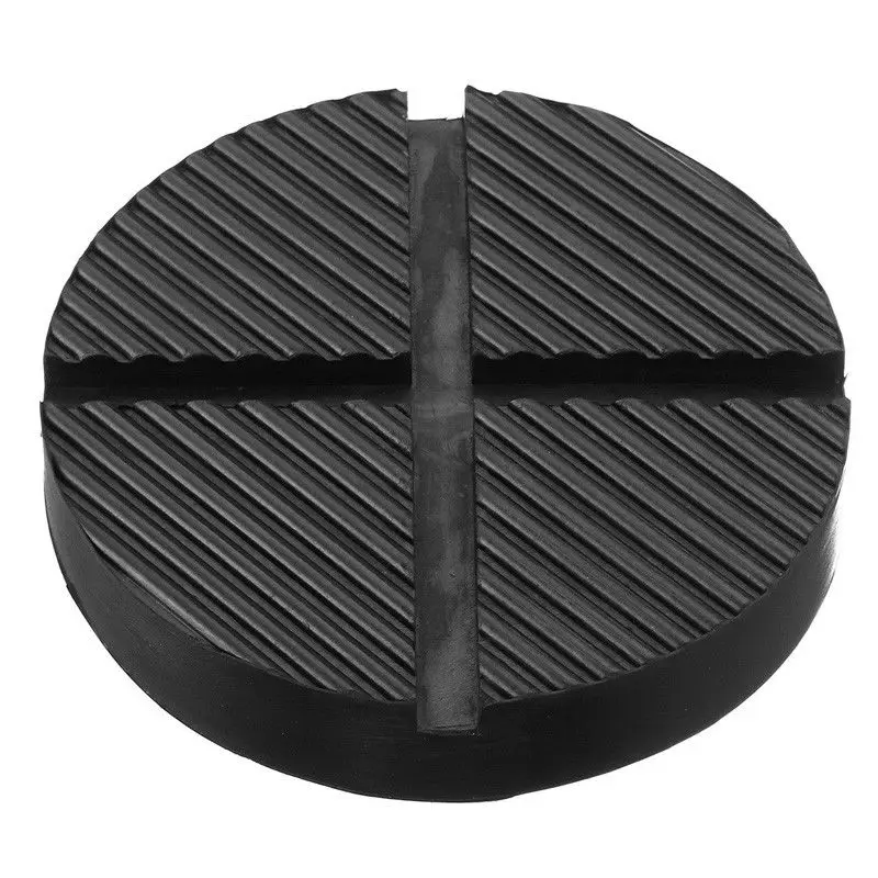 Universal Car Cross Slotted Frame Rail Floor Jack Rubber Pad Adapter for Weld Fits most floor jacks and lifts 12.5*2.6cm |
