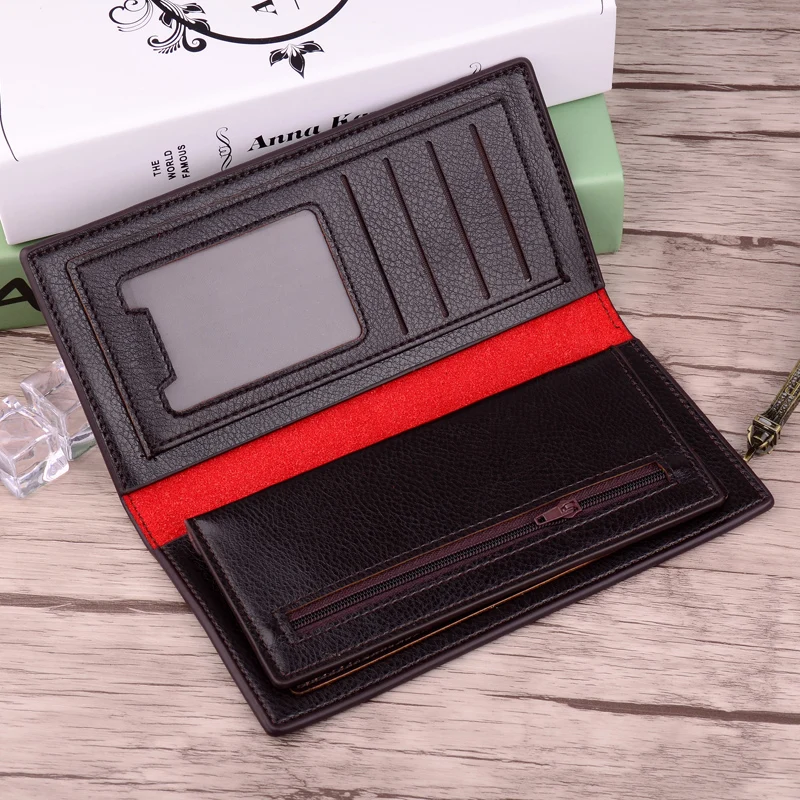 Youda оригинальный новый мужской длинный кошелек модный дизайн Деловой