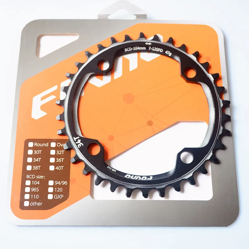 

Fovno Mountain Bike Bicycle Crank chain wheel 104BCD turn GXP universal crank ultralight