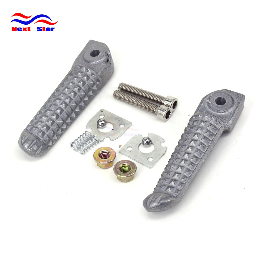 Motorcycle Front Foot Pegs Footrest Pedals For Yamaha YZF R1 2002-2014 R6 2003 2004 2005 2006 2007 2008 2009 2010 2011-2014 | Автомобили и
