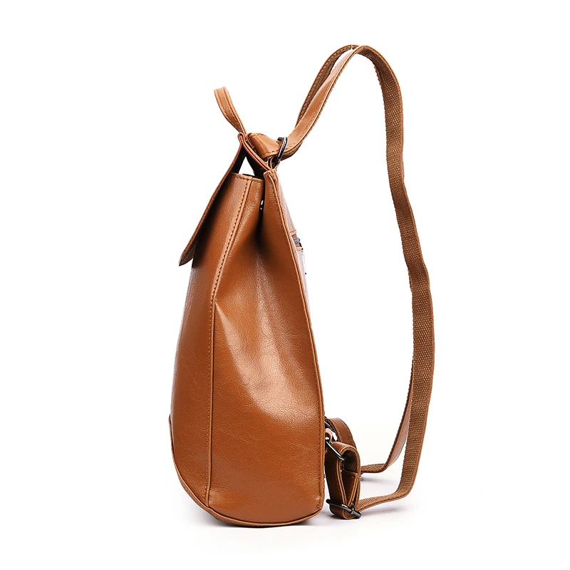 Женский винтажный рюкзак дизайнерский кожаный высокого качества для девочек