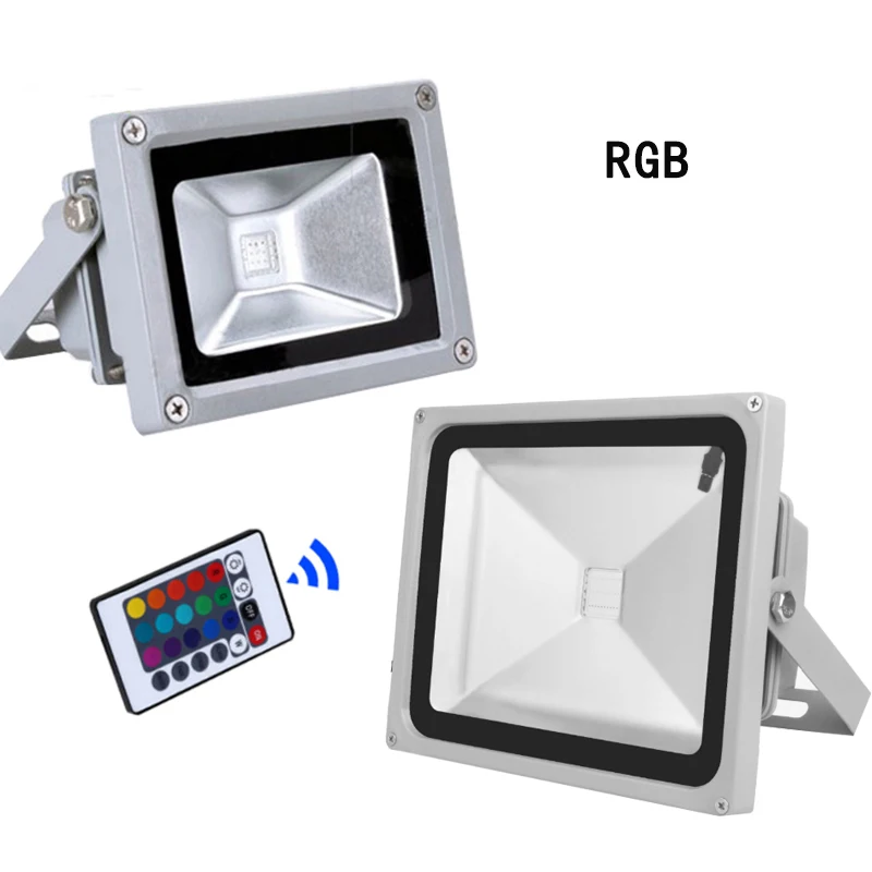 Горячая продажа RGB IP65 10 Вт 20 30 50 Светодиодный прожектор отражатель светодиодный