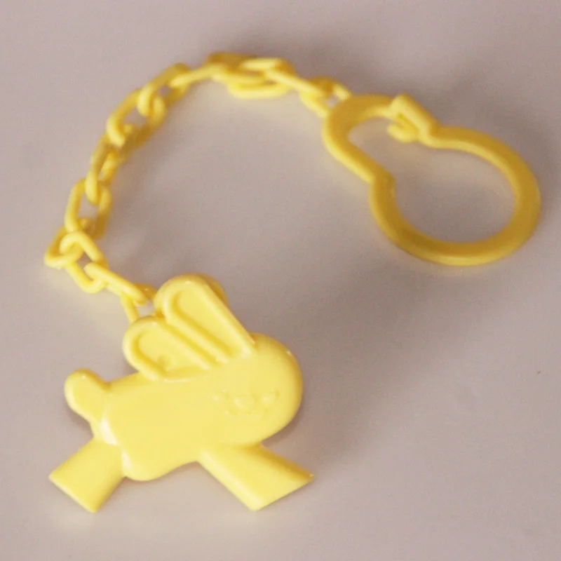 Yellow Rabbit 1 шт., Детские зажимы для соски, забавные соски-прорезыватели, аксессуары для сосок, держатель для соски с цепочкой, устойчивый к падению ремень - Цвет: Yellow Rabbit