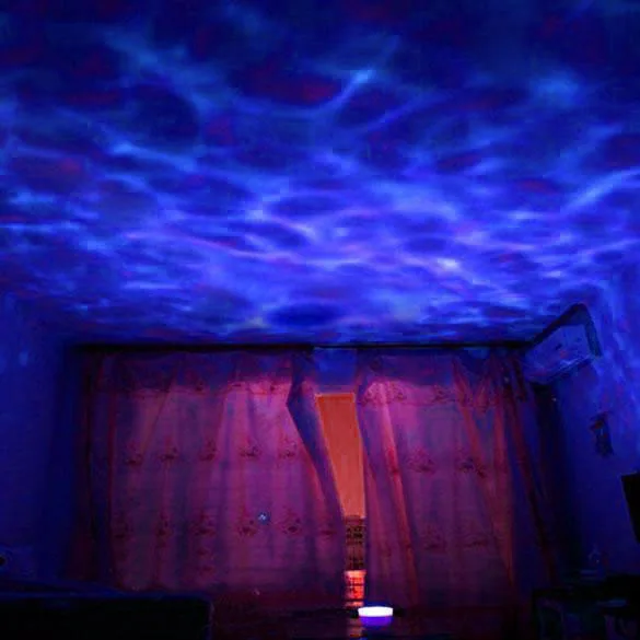 Многоцветный Романтический светодиодный светильник Aurora Master океансветильник