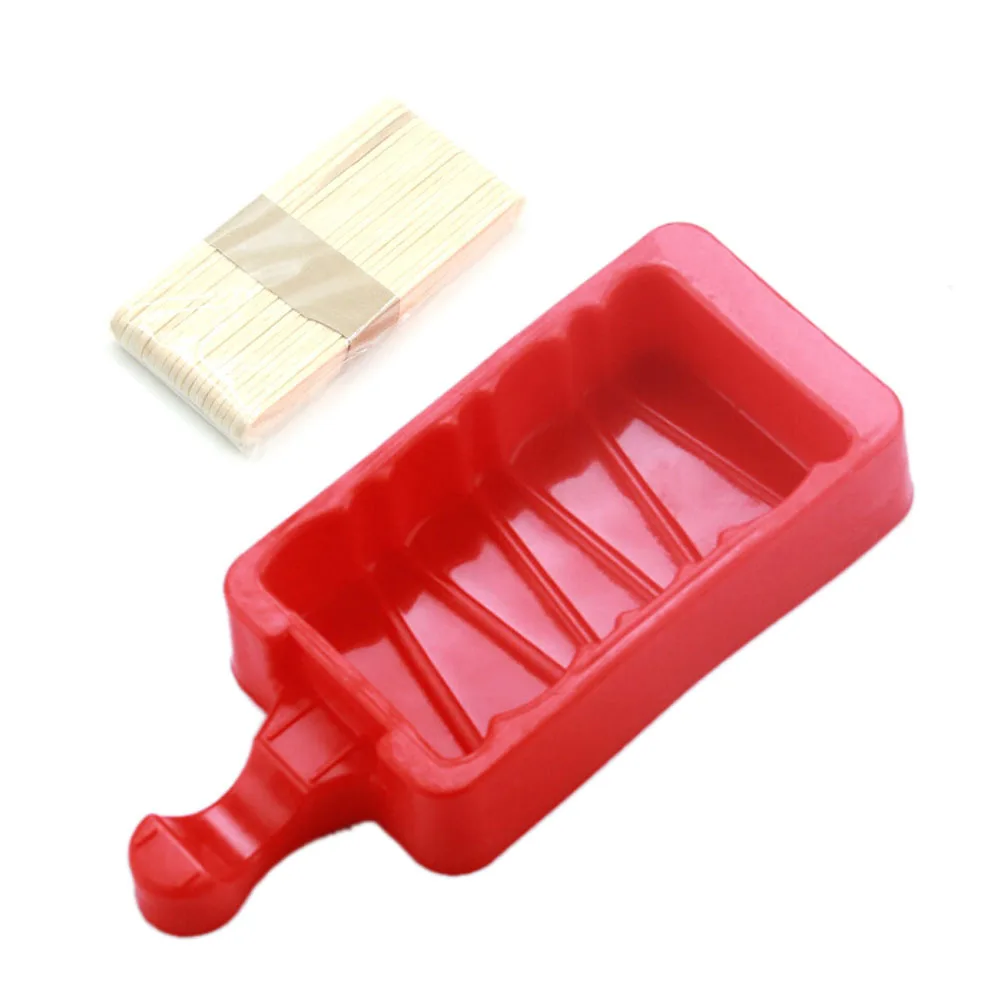 Силиконовая форма для ледяных конфет ручной работы палочек с 20 палочками