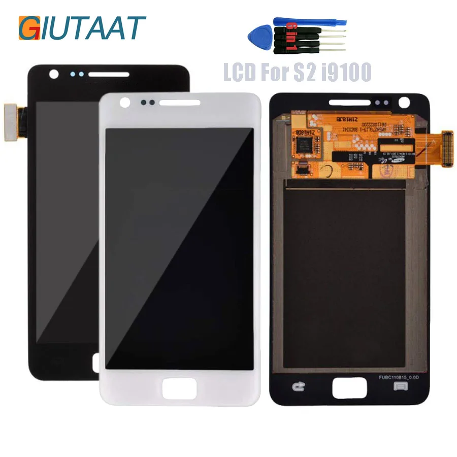 Замена ЖК дисплея для Samsung Galaxy SII S2 i9100 дисплей сенсорный экран дигитайзер сборка +