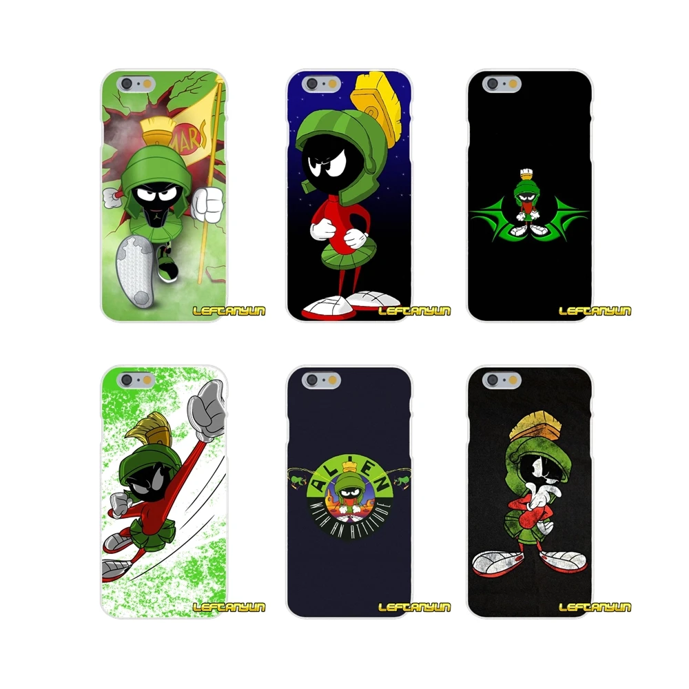 Мягкий прозрачный чехол Looney Tune marvin the martian для Samsung Galaxy S3 S4 S5 MINI S6 S7 edge S8 S9 Plus Note 2 3 4 5 8