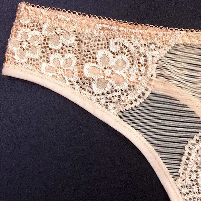 Sexy Lace G-String Panties Women Transparent Thongs Bragas Ladies T Word Pants Low-Rise Underwear Brief Female Seamless Panty |