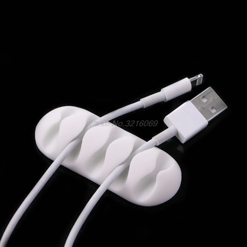 Настенный органайзер для кабелей Jun29 с USB-зарядкой разные цвета Прямая поставка |