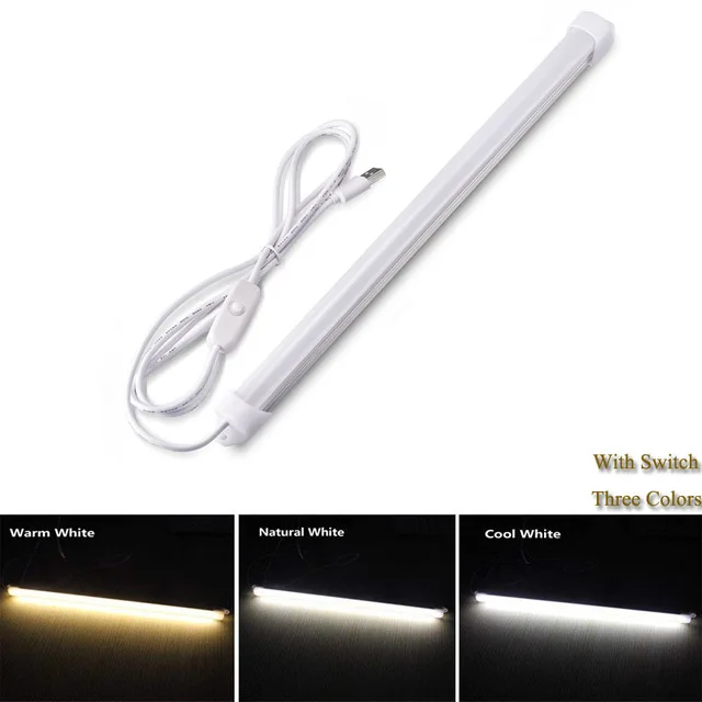 Светодио дный светодиодные USB лампы для книг DC 5 В в 2835 SMD портативный 33 см трубка