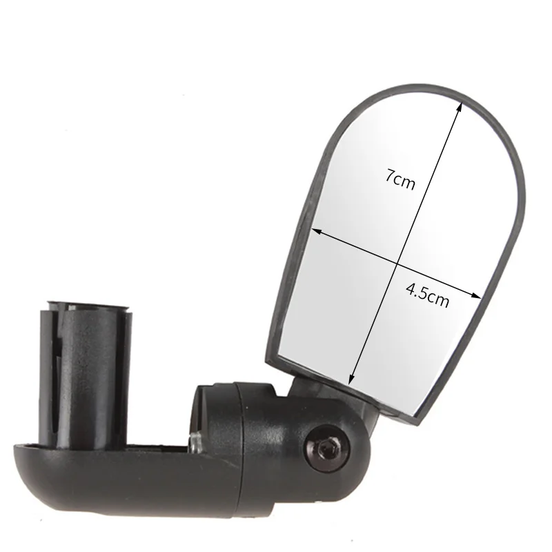 Bicycle Rearview Mirror Mountain Bike Handlebar Wide Angle Back Eye 360 Degrees Adjustable Safety Bike Rear View Mirrors RR7202