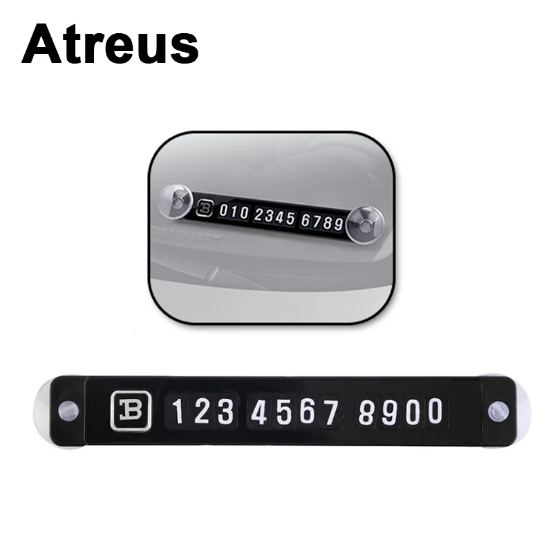 Atreus автомобильный магнитный держатель для номера телефона парковочная карта