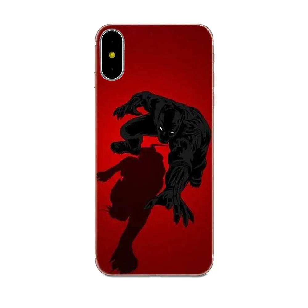 Супер Герои комиксов Marvel Черная пантера для Galaxy Alpha Core Note 2 3 4 S2 A10 A20 A20E A30 A40 A50 A60 A70 M10