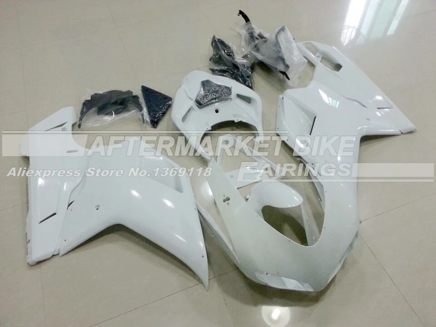 

Complete Motorcycle Unpainted ABS Fairing Kit For DUCATI 848 1098 1198 2007-2012 Injection Moulding Blank Bodywork