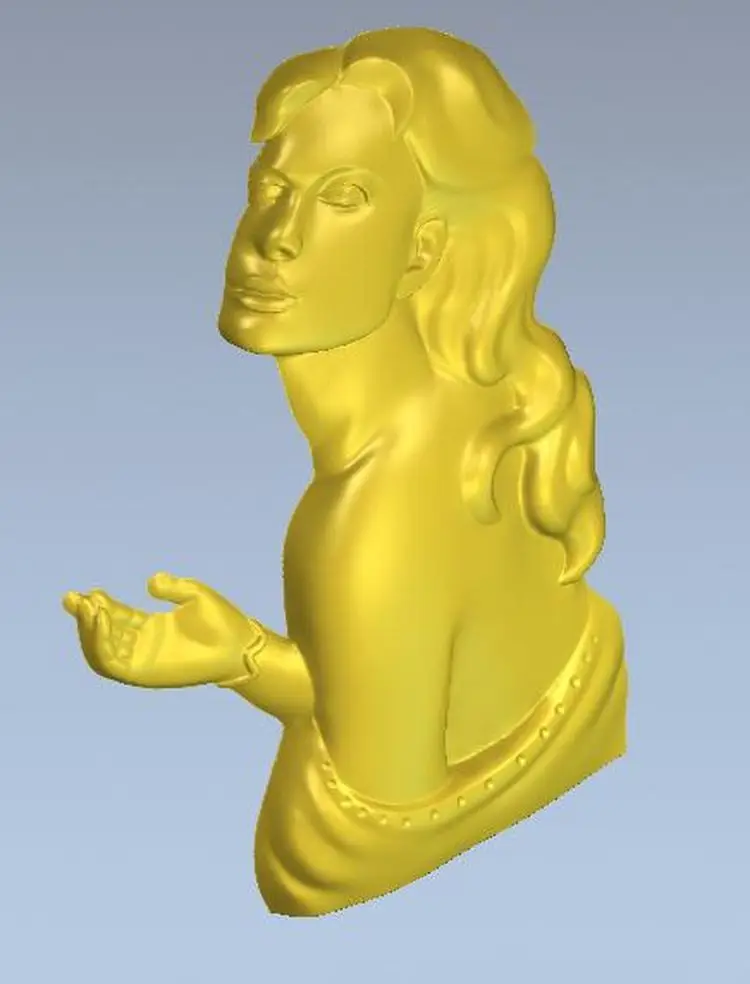 3d модель рельеф для ЧПУ в формате STL bas girl|3d model relief|3d relief modelfor cnc |