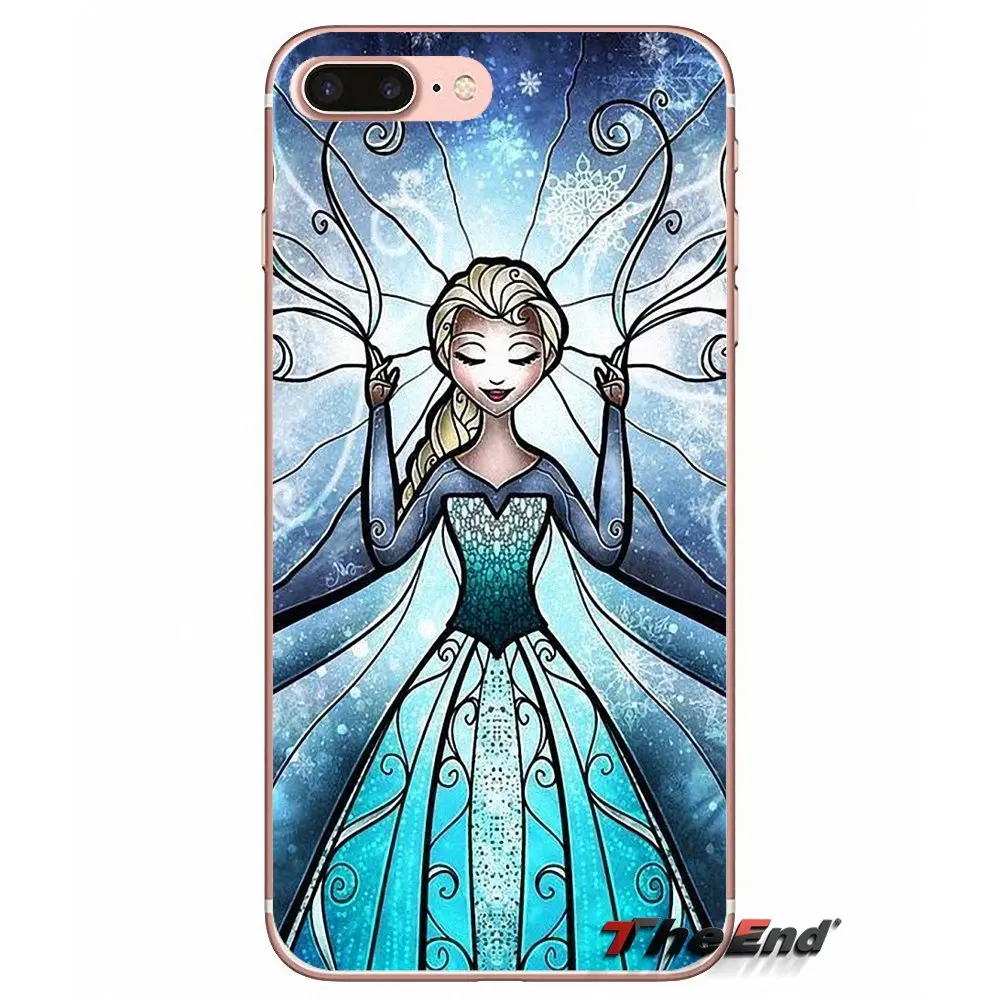 Прозрачный мягкий чехол принцесса витражное стекло для Huawei P Smart Y6 P8 P9 P10 Plus Nova P20 Lite