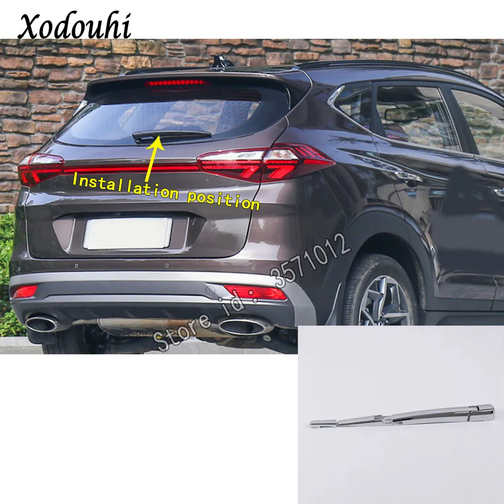 Автомобильный детектор планки ABS хром автомобильная Задняя стеклянная Форсунка