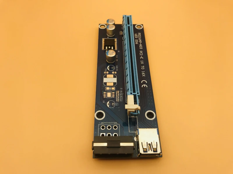 Кабель питания VER006 Райзер PCIe PCI E 1X к 16X кабель с SATA на 4Pin IDE USB 3 0 для майнинга BTC Antminer