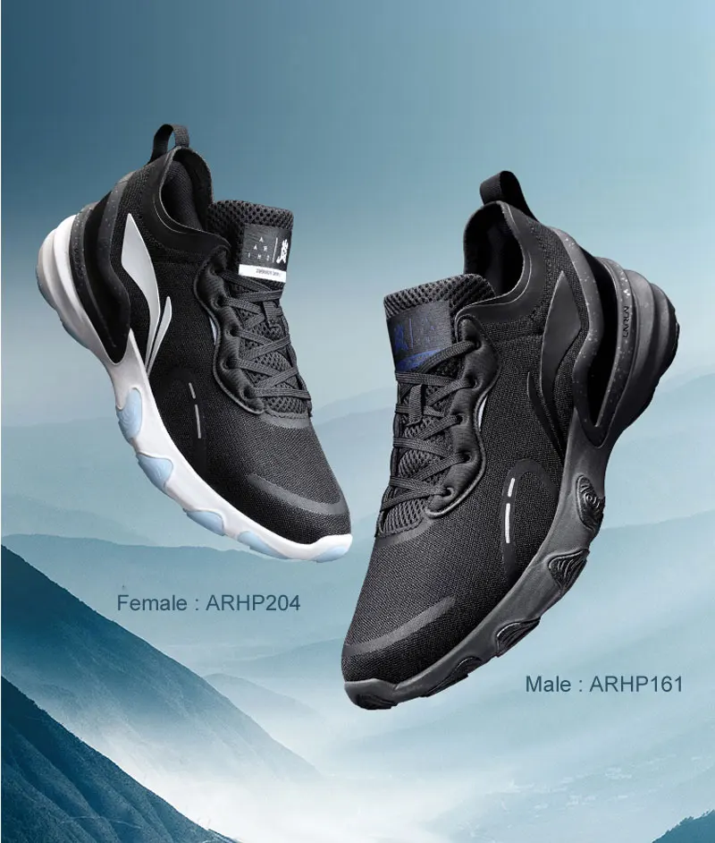 Li-Ning/мужские кроссовки ARASHI PLUS Cushoin, светильник из пеноматериала для фитнеса, прочная Светоотражающая спортивная обувь, кроссовки ARHP161 XYP934
