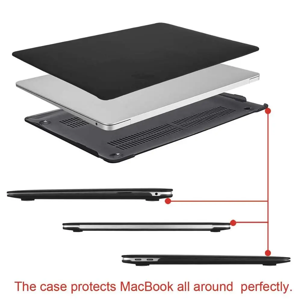 MOSISO чехлы для ноутбуков Apple Macbook Air 13 3 Touch ID 2018 защитный чехол A1932 Retina Display|Сумки и