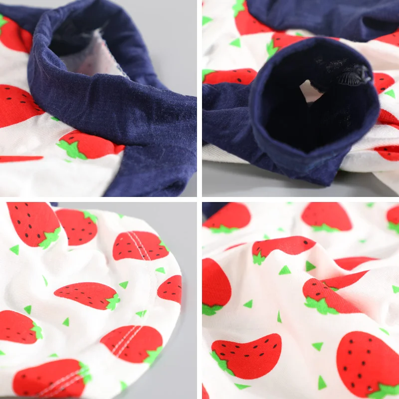 Милая одежда с принтом для питомцев щенков маленьких собак кошек Одежда платье