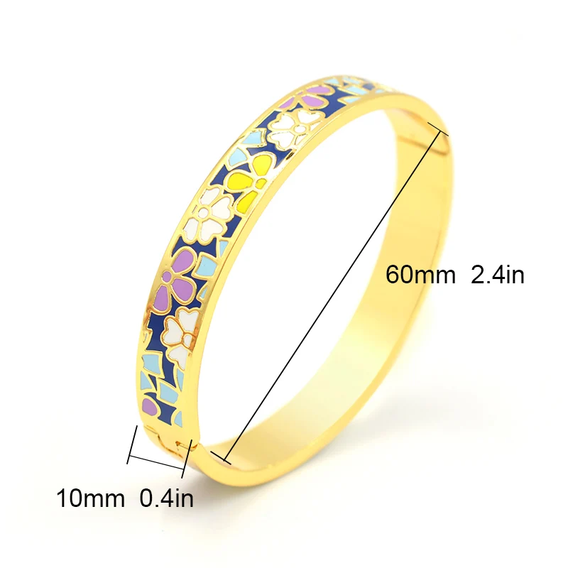 Солнечный Jewelry ювелирные эмали для Для женщин Нержавеющая сталь браслет