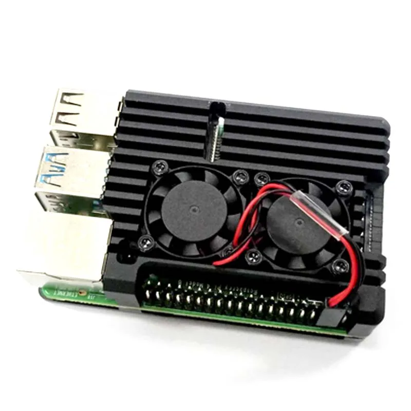 Raspberry Pi 4B Броня Алюминий сплав чехол защитная пластиковая задняя крышка