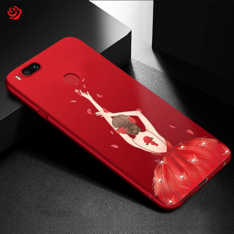 TOO Ultra Thin Case For Xiaomi Mi A1 Silicone Patterned Rear Cover A2 6X Luxury Original Funda |