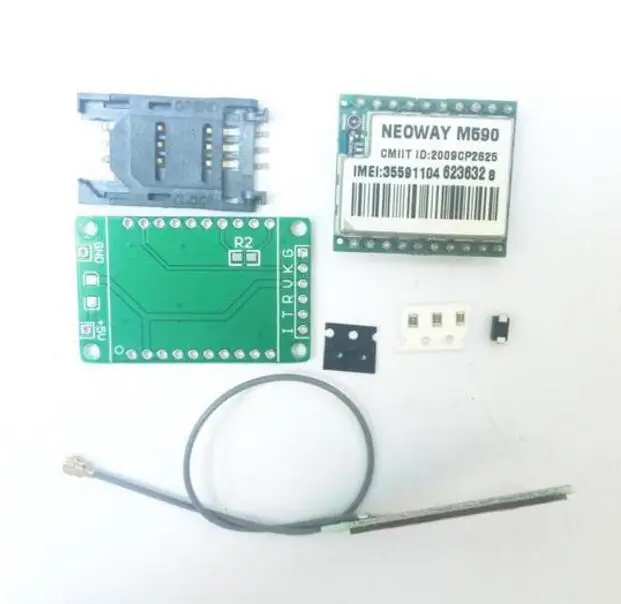 10 шт./лот DIY KIT GSM GPRS M590 gsm модуль Служба коротких сообщений SMS для проекта Arduino