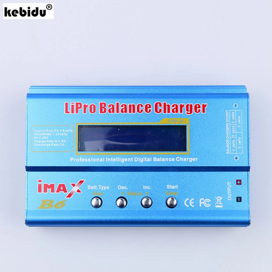 Устройство для разрядки аккумуляторов kebidu iMAX B6 Lipo NiMh Li Ion Ni Cd RC|charger discharger|lipo nimhdigital