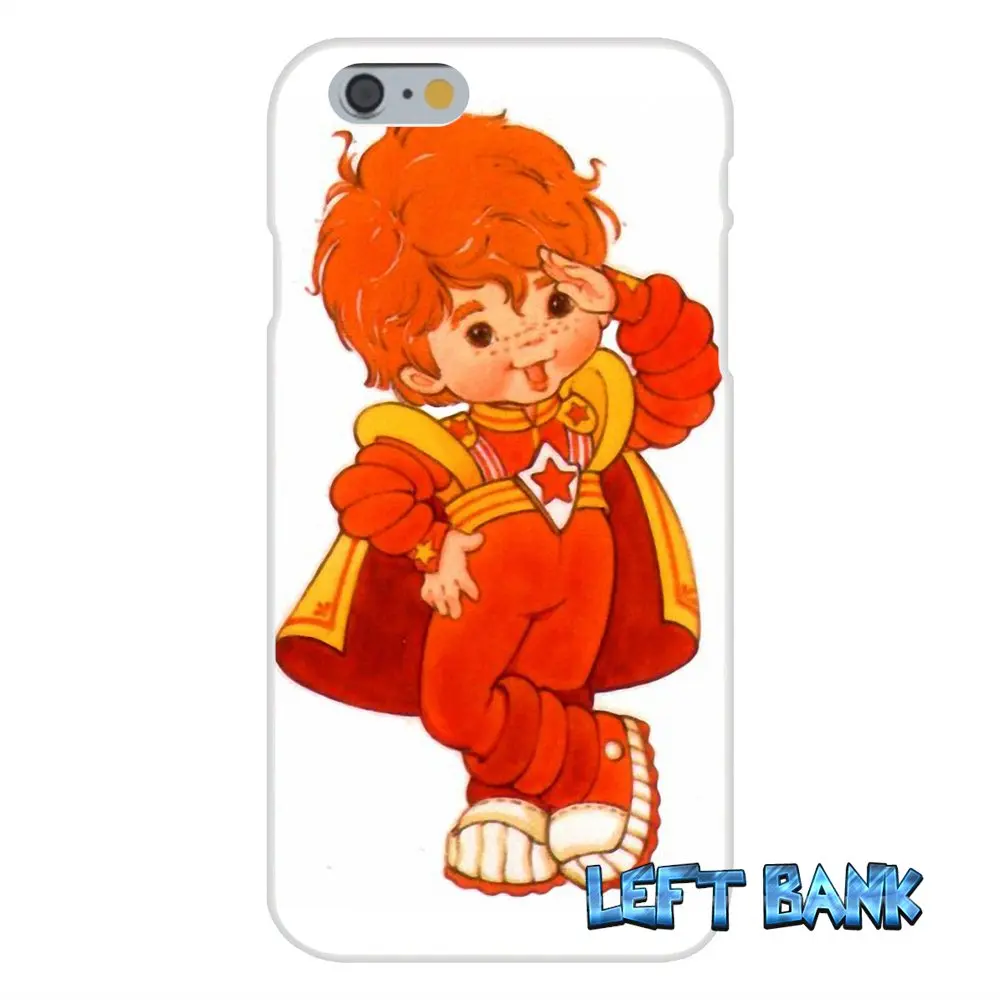 Мягкий силиконовый прозрачный чехол для iPhone 4 4S 5 5S 5C SE 6 6S 7 Plus rainbow brite | Мобильные
