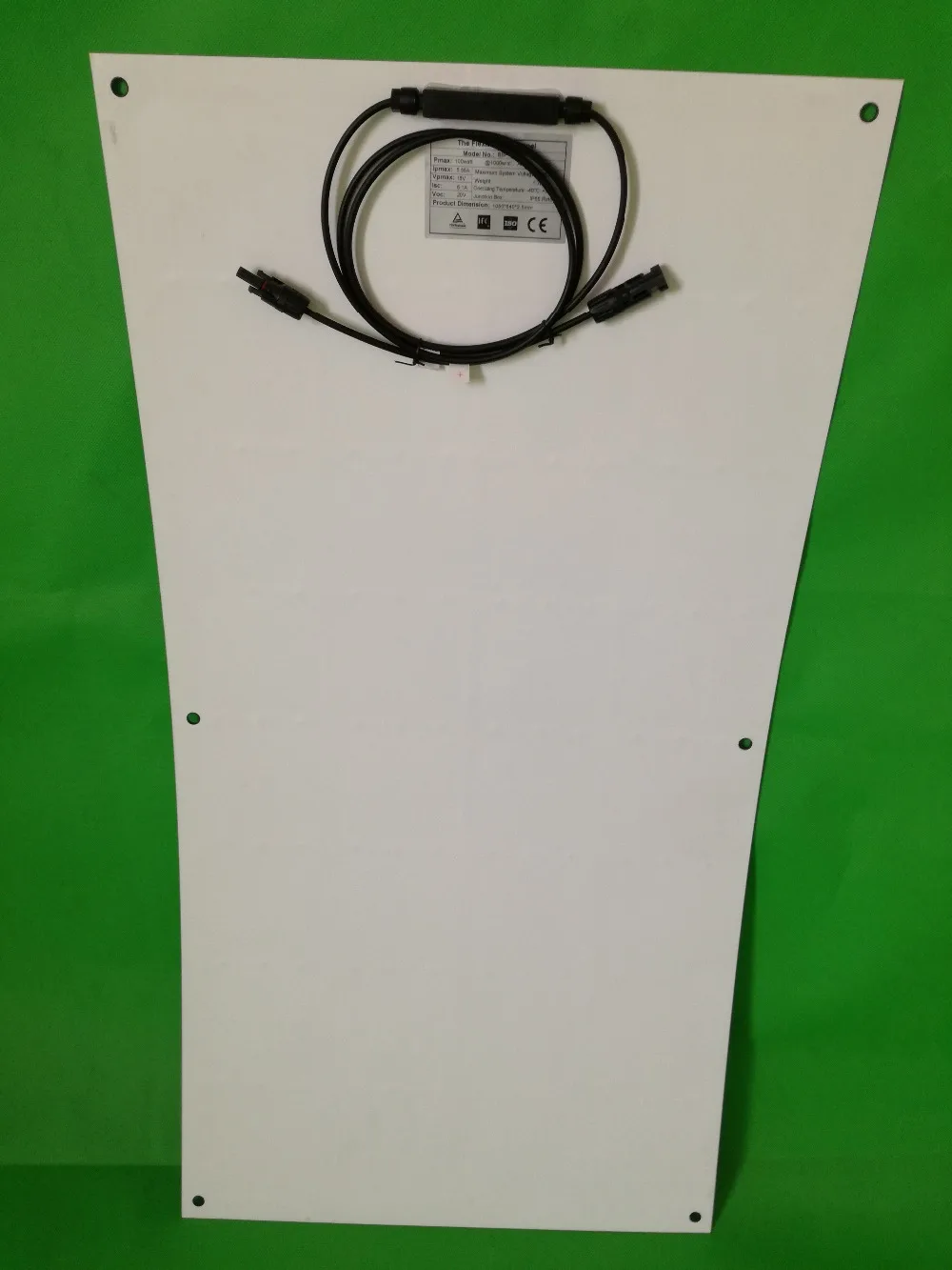 Высокая эффективность 100 Вт 12 В Полугибкие солнечные панели для кемпера караван RV