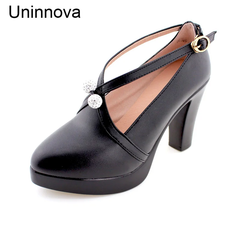 Женские туфли на очень высоком каблуке с острым носком со стразами|shoes pumps|black court