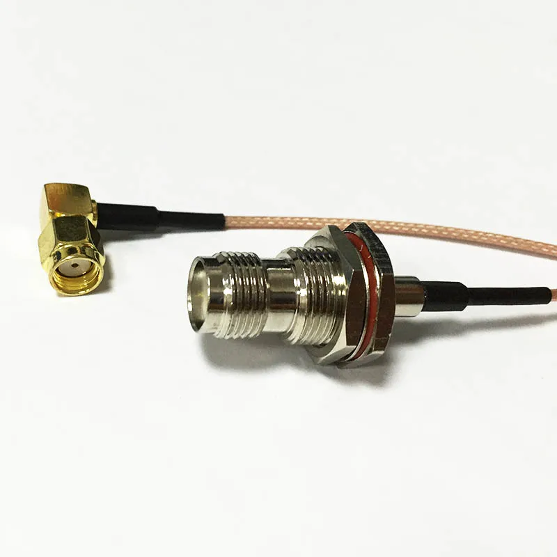 WIFI router cable RP SMA male RA switch TNC female bulkhead RF coxa adapter RG178 15cm | Мобильные телефоны и аксессуары
