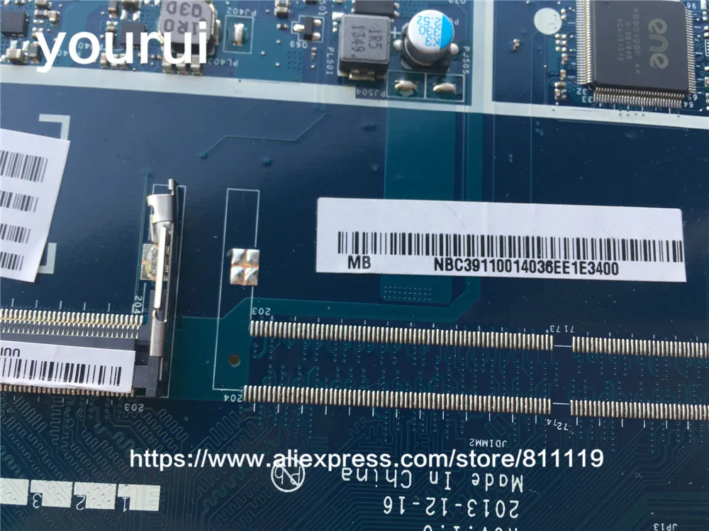 Yourui для материнская плата NBC3911001 NB.C3911.001 acer aspire E1 510 510G ноутбук Z5WE3 LA A621P DDR3|Платы
