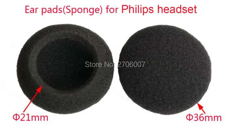 3 пары губки для наушников Сменный Чехол гарнитуры Philips SBC HS430