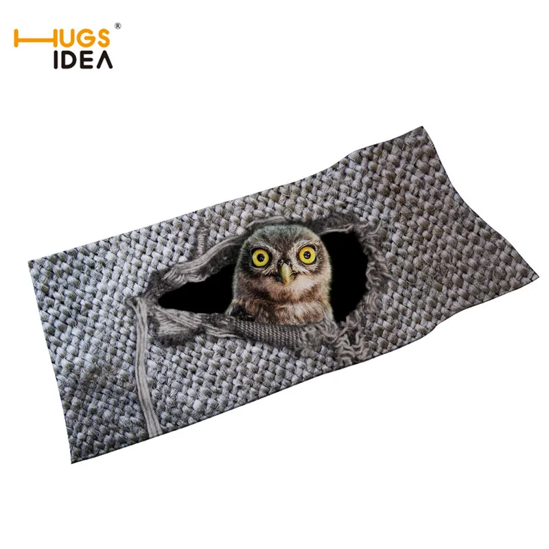 Пляжное полотенце HUGSIDEA с 3D рисунком животного мыши кота супервпитывающий
