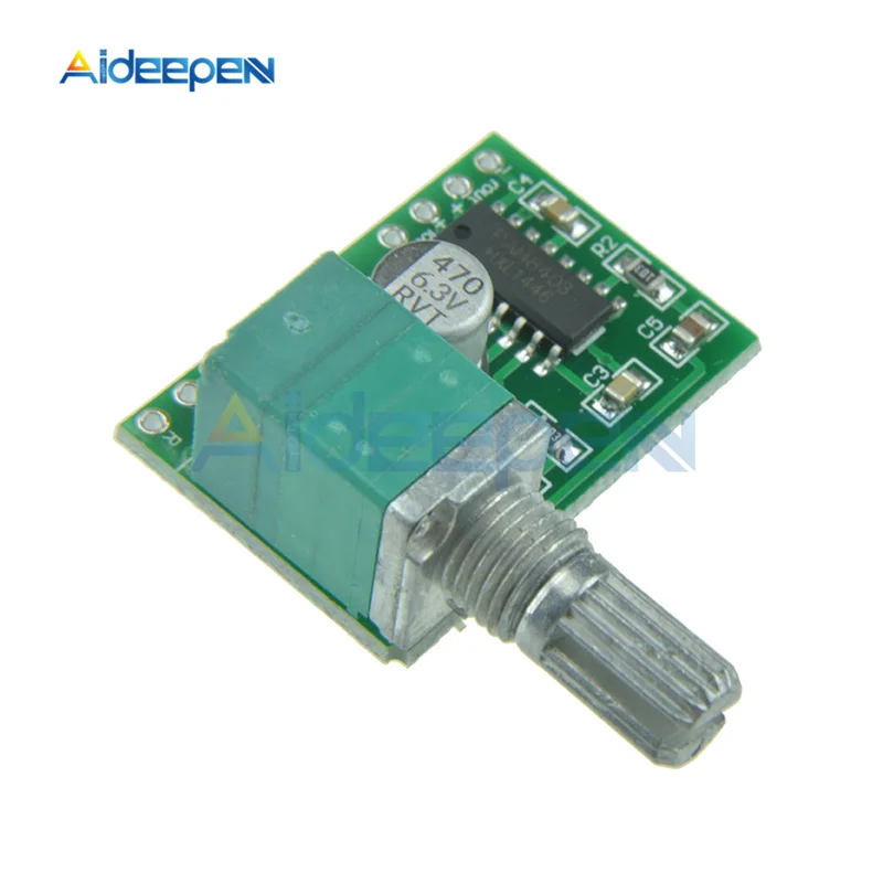 Mini PAM8403 5V USB цифровой усилитель мощности аудио Плата 2 канала 2*3 Вт регулятор