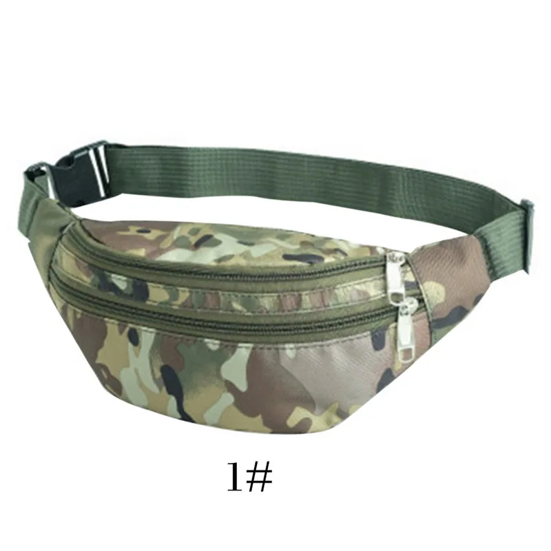 Style 1 MoneRffi унисекс спортивный пояс поясные сумки водонепроницаемый Военная камуфляжная печать противоугонные Фанни пакеты дорожная сумка с 3 карманами - Цвет: Style 1